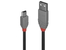 Lindy CABLE USB2 A TO MINI-B 5M/ANTHRA 36725