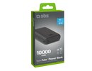 Power Bank 10000 mAh USB+Type-C 10W By SBS Black