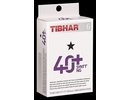 Galda tenisa bumbiņas TIBHAR 40+ SYNTT * baltas 6gb.iep.