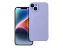 Apple Silicone Mag Cover case Iphone 14 PlusPurple