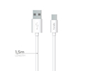 Data Cable USB to Type-C 25W 1.5m By Fonex White