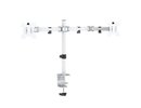 Deltaco GAMING WA86 Double monitor holder (white)