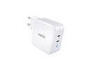 Charger CHOETECH GaN 2xUSB Type-C: 100W, PD