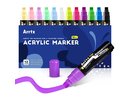 Acrylic Marker Pens ARRTX, 12 Colours
