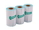 Hismart Sticker Paper for Thermal Label Printer, D30mm x 52mm, 3 rolls