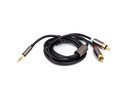 Power plant, llc Audio Cable 3.5mm - 2x RCA, 1 m
