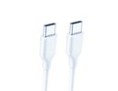 Extra digital Cable Type-C - Type-C (in plastic bag, white, 1.8m)