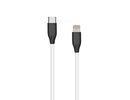 Extra digital Silicone Cable USB Type C- Lightning, 2m (white)