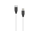 Extra digital Silicone cable USB Type-C - Lightning (white, 1m)