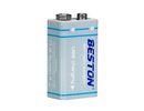 Beston(hk)industry company ltd. Rechargeable 9V batterry with USB C, 1000mAh, Li-Ion