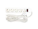 Power plant, llc Extension cord 3m, 5 sockets, with switch