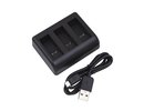 Extra digital Charger GoPro AHDBT901, Triple