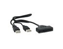 Extra digital USB 2.0 Type-A to SATA 7+15Pin Adapter