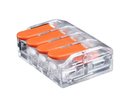 Hismart Splicing Connector with Lever, 4x 0.5-6.0mm², 41A, 450V, 20pcs