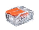 Hismart Splicing Connector with Lever, 2x 0.5-6.0mm², 41A, 450V, 20pcs