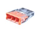 Hismart Splicing Connector, 3x 0.5-2.5mm², 24A, 450V, 100pcs