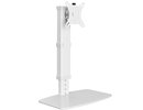 Hismart Single-Monitor 17"-32" Desk Stand, White