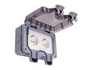 Tuya Weatherproof Switched Socket, 2Ch, IP66, EU