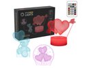 Manta SNL115RGB LED lamp Light decoration Heart RGB 3D