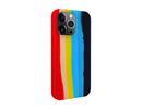 Evelatus iPhone 14 Pro Max Silicone case Multi-Colored Apple Rainbow