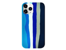 Evelatus iPhone 14 Pro Silicone case Multi-Colored Apple Blue