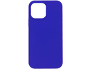 Evelatus iPhone 12 Pro Max Premium Soft Touch Silicone Case Apple Dark Blue