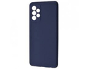 Evelatus Galaxy A32 Nano Silicone Case Soft Touch TPU Samsung Midnight Blue