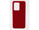 Evelatus Galaxy S20 Ultra Premium Soft Touch Silicone Case Samsung Red