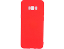 Evelatus Galaxy S8 Plus Nano Silicone Case Soft Touch TPU Samsung Red