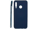 Evelatus P30 Lite Soft Touch Silicone Case with Strap Huawei Dark Blue