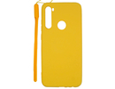 Evelatus Xiaomi Redmi Note 8 / Redmi Note 8 2021 Soft Touch Silicone Case with Strap Xiaomi Yellow