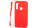 Evelatus Xiaomi Redmi Note 8 / Redmi Note 8 2021 Soft Touch Silicone Case with Strap Xiaomi Red