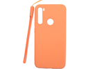 Evelatus Xiaomi Redmi Note 8 / Redmi Note 8 2021 Soft Touch Silicone Case with Strap Xiaomi Pink
