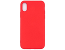 Evelatus iPhone X/Xs Nano Silicone Case Soft Touch TPU Apple Red