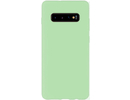 Evelatus Galaxy S10 Nano Silicone Case Soft Touch TPU Samsung Mint
