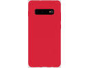 Evelatus Galaxy S10 Nano Silicone Case Soft Touch TPU Samsung Red