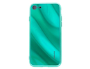 Evelatus iPhone 7/8 Water Ripple Full Color Electroplating Tempered Glass Apple Green