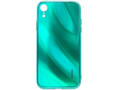 Evelatus iPhone XR Water Ripple Full Color Electroplating Tempered Glass Case Apple Green