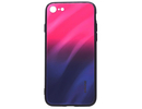 Evelatus iPhone 7/8/SE2020/SE2022 Water Ripple Gradient Color Anti-Explosion Tempered Glass Case Apple Gradient Pink-Purple