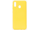Evelatus Galaxy A20E Nano Silicone Case Soft Touch TPU Samsung Yellow