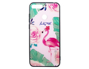 Evelatus Y6 2018 Picture Glass Case Huawei Flamingo Party
