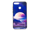 Evelatus Y6 2018 Picture Glass Case Huawei Valley Moon