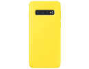 Evelatus Galaxy S10e Premium Soft Touch Silicone Case Samsung Light Yellow