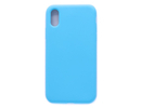 Evelatus iPhone Xs Premium Soft Touch Silicone Case Apple Sky Blue