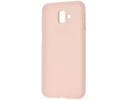 Evelatus Galaxy J4 Plus Nano Silicone Case Soft Touch TPU Samsung Pink Sand