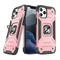 Wozinsky iPhone 13 Pro Ring Armor Case Kickstand Tough Rugged Apple Pink