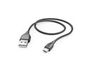 Hama 00173610 Charging/Data Cable, Micro-USB 1.4m Black