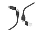 Hama 00201537 4-in-1 Multi Charging Cable 1.5m