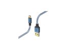 Hama 00178289 Cable USB 1,5 m USB 2.0 USB A Micro-USB B Blue