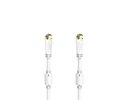 Hama 00205251 SAT Connection Cable, F-Plug - F-Plug, Gold-Plated 1.5m 100dB